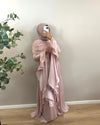 Abendkleid mit Flederärmel