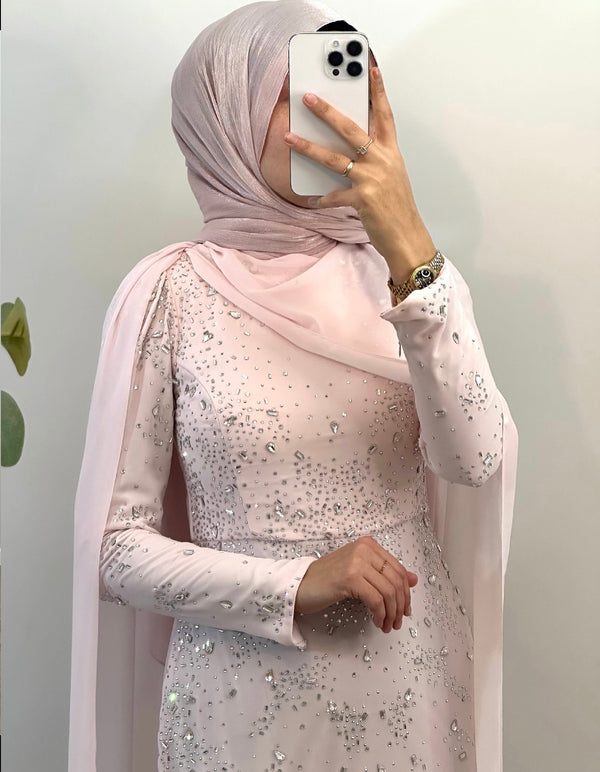 Strass Maxikleid