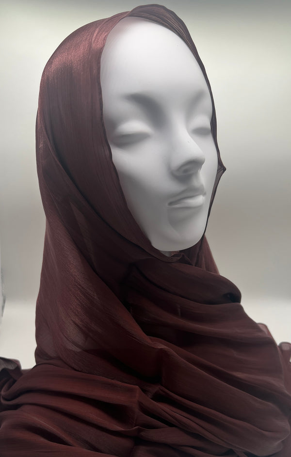 JANJAN Hijab Burgundy