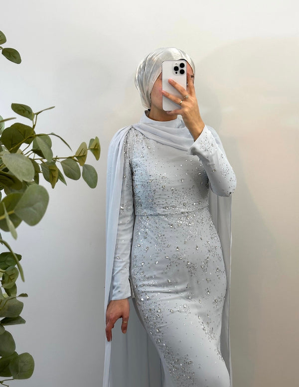 Strass Maxikleid