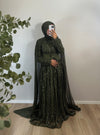 A-Linie PAILLETTENKLEID MIT ABNEHMBAREM UMHANG