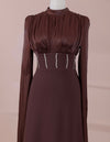 Kleid mit Maxi Ärmel