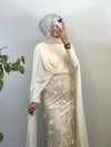 Elegantes Maxikleid mit Stickerei