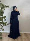 ELEGANTES MAXIKLEID IN LAYER-OPTIK