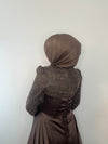 ELEGANTES ABENDKLEID MIT KORSAGE & SPITZE