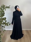 ELEGANTES MAXIKLEID IN LAYER-OPTIK