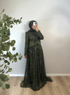 A-Linie PAILLETTENKLEID MIT ABNEHMBAREM UMHANG