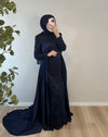 ELEGANTES ABENDKLEID MIT KORSAGE & SPITZE