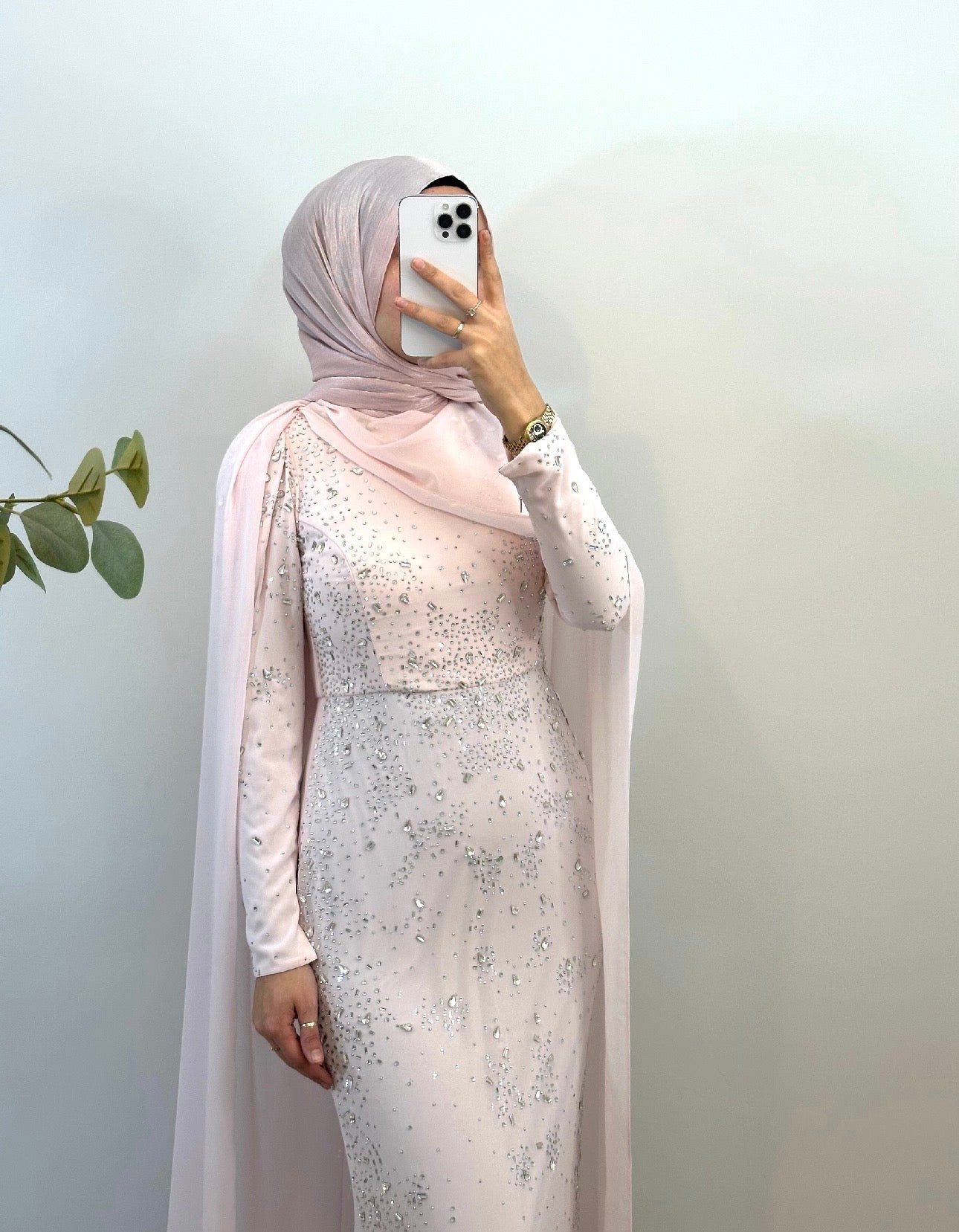 Strass Maxikleid