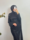 GLAMARÖSES ABENDKLEID MIT DRAPIERUNG & PAILLETTEN