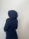 ELEGANTES MAXIKLEID IN LAYER-OPTIK